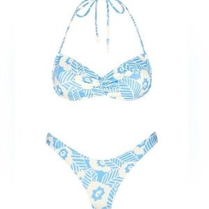 Triangl patterned bikini